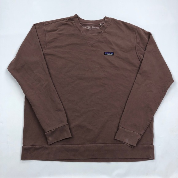 Patagonia Other - Patagonia Regenerative Crewneck Sweatshirt Dusky Brown Organic Cotton XL 26346